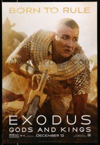 1k225 EXODUS: GODS & KINGS style F teaser DS 1sh '14 close-up of Joel Edgerton as Rhamses!