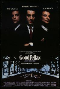 1k287 GOODFELLAS DS 1sh '90 Robert De Niro, Joe Pesci, Ray Liotta, Martin Scorsese classic