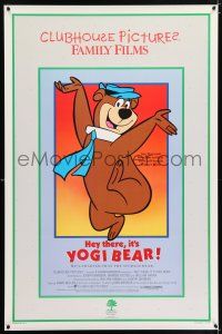 1k316 HEY THERE IT'S YOGI BEAR 1sh R86 Hanna-Barbera, Yogi's first full-length feature!
