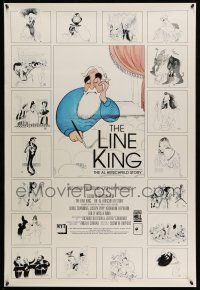 1k449 LINE KING 1sh '96 The Al Hirschfeld Story, art of The Marx Bros., Streisand, Hepburn & more!
