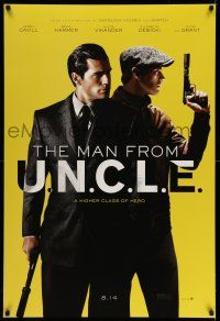 1k485 MAN FROM U.N.C.L.E. teaser DS 1sh '15 Guy Ritchie, Henry Cavill and Armie Hammer!