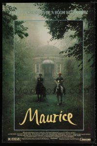 1k496 MAURICE 1sh '87 gay homosexual romance directed by James Ivory, produced by Ismail Merchant!