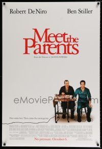 1k502 MEET THE PARENTS advance DS 1sh '00 Robert De Niro giving Ben Stiller a lie detector test!