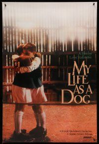 1k540 MY LIFE AS A DOG 1sh '87 Lasse Hallstrom's Mitt liv som hund, cute image of kids!