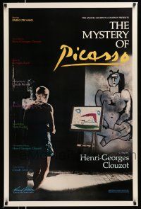 1k541 MYSTERY OF PICASSO 1sh R86 Le Mystere Picasso, Henri-Georges Clouzot & Pablo!