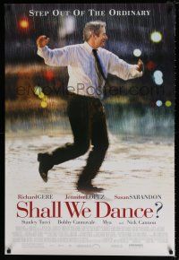 1k675 SHALL WE DANCE DS 1sh '04 Richard Gere, Jennifer Lopez, Susan Sarandon, Stanley Tucci!