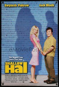 1k676 SHALLOW HAL style A DS 1sh '01 Jack Black, Gwyneth Paltrow, the Farrelly Brothers!