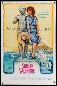 1k680 SHIRLEY VALENTINE int'l 1sh '89 Pauline Collins, Tom Conti, cool Drew Struzan artwork!