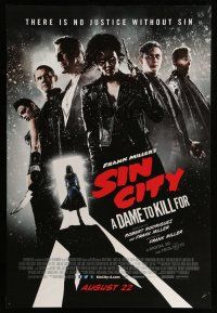 1k689 SIN CITY A DAME TO KILL FOR advance DS 1sh '14 super-sexy Eva Green has been especially bad!
