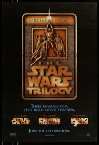 1k729 STAR WARS TRILOGY style F 1sh '97 George Lucas, Empire Strikes Back, Return of the Jedi!