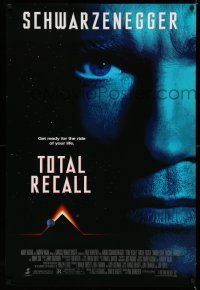 1k786 TOTAL RECALL 1sh '90 Paul Verhoeven, how would you know if someone stole your mind?