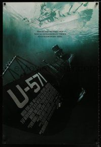 1k805 U-571 DS 1sh '00 Matthew McConaughey, Bill Paxton, Harvey Keitel, cool submarine!