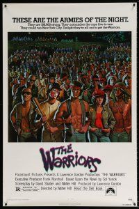 1k824 WARRIORS 1sh '79 Walter Hill, Jarvis artwork of the armies of the night!