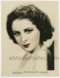 1m008 AGE FOR LOVE color 7.5x10 still '31 best portrait of sexy Billie Dove, Howard Hughes!