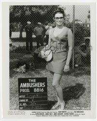 1m109 AMBUSHERS wardrobe test 8.25x10 still '67 sexy Beverly Adams modeling one of her costumes!