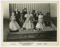 1m124 ATTACK OF THE PUPPET PEOPLE 8x10.25 still '58 special fx image of John Agar & more tiny people