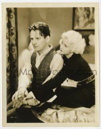 1m144 BEAST OF THE CITY 8x10.25 still '32 c/u of sexy Jean Harlow pleading with Wallace Ford!