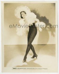 1m249 DAMES 8x10.25 still '34 great full-length image of sexy showgirl in wild outfit!