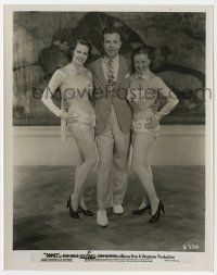 1m248 DAMES 8x10.25 still '34 Dick Powell between sexy girls in ultra skimpy outfits!