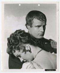 1m264 DESIREE 8.25x10 still '54 Marlon Brando as Napoleon consoles pretty Jean Simmons!