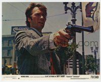 1m022 DIRTY HARRY 8x10 mini LC #5 '88 best c/u of Clint Eastwood with gun saying his classic line!