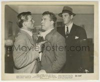 1m246 D.O.A. 8.25x10 still '50 c/u of Edmond O'Brien held at gunpoint, classic film noir!