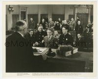 1m286 EACH DAWN I DIE 8.25x10 still '39 cool image of prisoner James Cagney standing before judge!