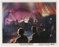 1m026 FIVE PENNIES color 8x10 still '59 Danny Kaye watches Louis Armstrong playing trumpet on stage!