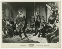 1m331 FOR A FEW DOLLARS MORE 8x10.25 still R69 Leone, full-length Clint Eastwood looking tough!