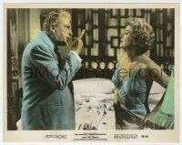 1m031 FROM THE TERRACE color 8x10.25 still '60 Leon Ames looks angry at Myrna Loy getting dressed!