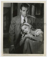 1m351 FROM THIS DAY FORWARD 8.25x10 still '46 great c/u of pretty Joan Fontaine & Mark Stevens!