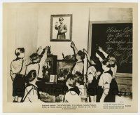 1m445 HITLER GANG 8.25x10 still '44 German classroom kids give Nazi salute to portrait of Hitler!