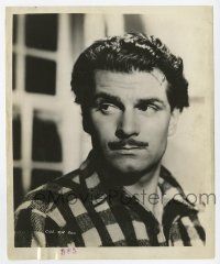 1m499 INVADERS 8.25x10 still '42 great close up of Laurence Olivier with mustache!