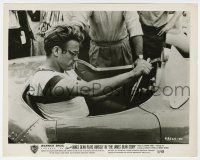 1m512 JAMES DEAN STORY 8x10.25 still '57 the legend's favorite pastime, sports car racing!