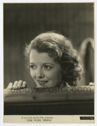 1m520 JANET GAYNOR 7.5x10 still '35 wonderful smiling close up from One More Spring!