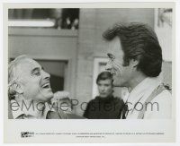 1m613 MAGNUM FORCE candid 8.25x10 still '73 Clint Eastwood laughs with director Ted Post on set!