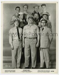 1m634 McHALE'S NAVY 8x10.25 still '64 posed portrait of Ernest Borgnine & nine top cast members!
