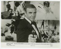1m672 NEVER SAY NEVER AGAIN 7.5x9.25 still '83 Sean Connery as James Bond + photo montage!
