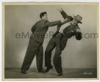 1m679 NOBODY LIVES FOREVER 8x10 key book still '46 John Garfield punching George Coulouris!