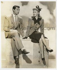 1m691 ONCE UPON A HONEYMOON 7.5x9.25 still '42 Ginger Rogers & Cary Grant, directed by Leo McCarey