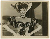 1m769 RITA HAYWORTH 8x10.25 still '44 waist-high portrait in costume on stage from Cover Girl!