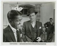 1m773 ROBIN & THE 7 HOODS 8.25x10 still '64 Frank Sinatra talks to laughing Sammy Davis!