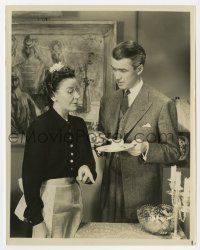 1m776 ROPE 8x10.25 still '48 c/u of James Stewart & Constance Collier, Alfred Hitchcock classic!