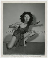 1m824 SLAVE GIRL 8.25x10 still '47 Yvonne De Carlo as a sexy harem girl doing a seductive dance!