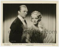 1m837 SONG OF SONGS 8x10.25 still '33 close up of Marlene Dietrich w/ Brian Aherne in tuxedo!