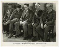 1m850 STAR IS BORN 8x10.25 still '37 Fredric March sits on bench with others in police station!