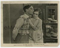 1m857 STEAMBOAT BILL JR 8x10.25 still '28 pretty Marion Byron adjusts Buster Keaton's bow tie!
