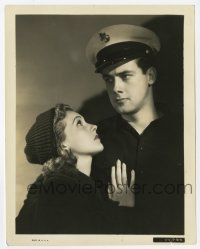 1m874 SUBMARINE PATROL 8x10.25 still '38 Nancy Kelly looks at sailor Richard Greene, by John Ford!