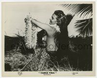 1m886 TANGA-TIKA 8x10.25 still '53 Love and Life in Exotic TAHITI, topless island girl with lei!