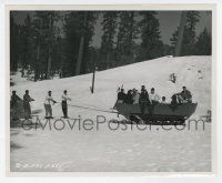 1m891 TELL IT TO THE JUDGE candid 8.25x10 still '49 Lippman photo of guys skiing behind a tank!